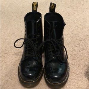 Patent Leather Doc Marten Boots